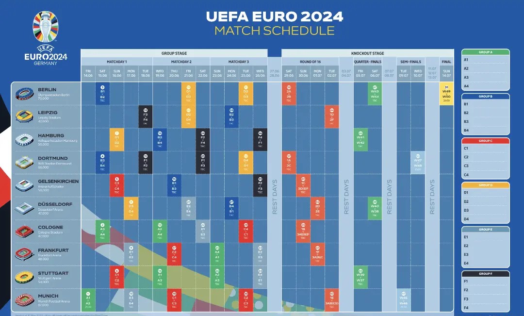 2024欧洲杯:德国激情迎战足球盛宴 2024欧洲杯:德国激情迎战足球盛宴