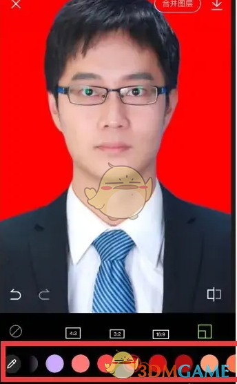 调整背景参数示意图