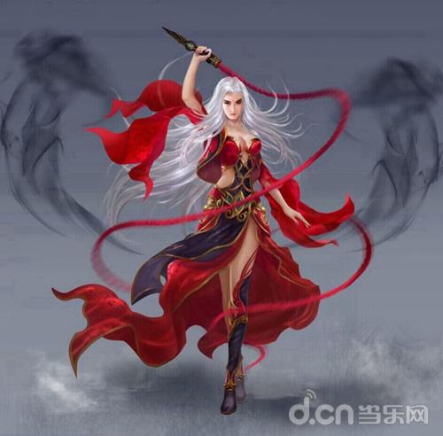白发魔女传手游设计稿流出，练霓裳霸气甩鞭再现林青霞当年韵味