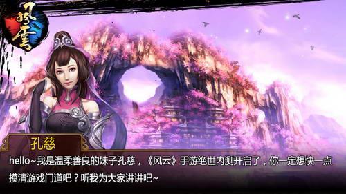 孔慈图文教学 一分钟了解《风云》手游