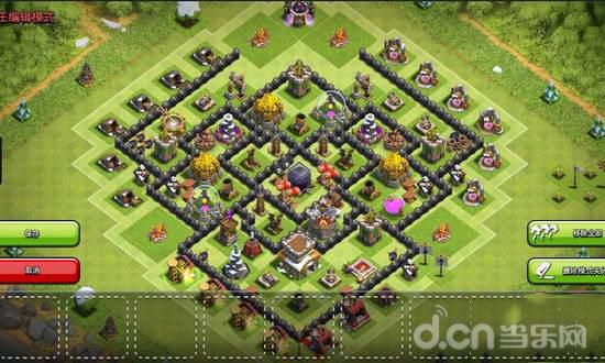 部落冲突COC&nbsp8本防胖子防屌丝流阵型推荐