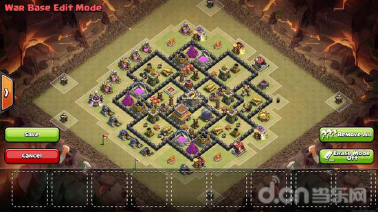 部落冲突COC&nbsp8本部落战神阵推荐