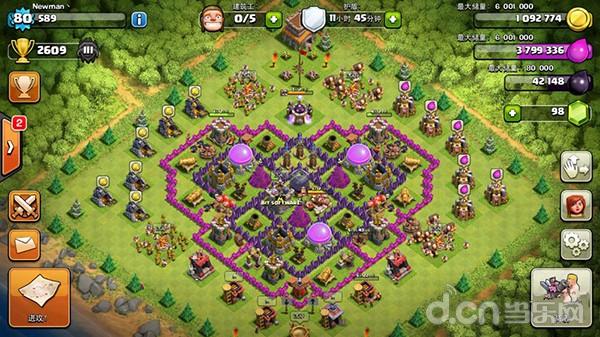 部落冲突COC&nbsp8本空气炮冲杯神阵推荐