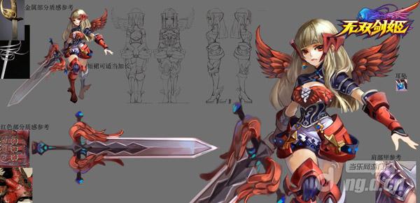 女王的新装唐嫣代言《无双剑姬》服饰曝光