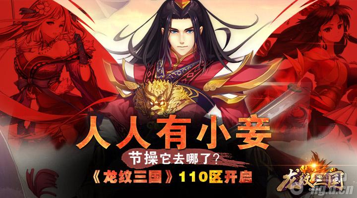 人人有小妾《龙纹三国》全新110区开启