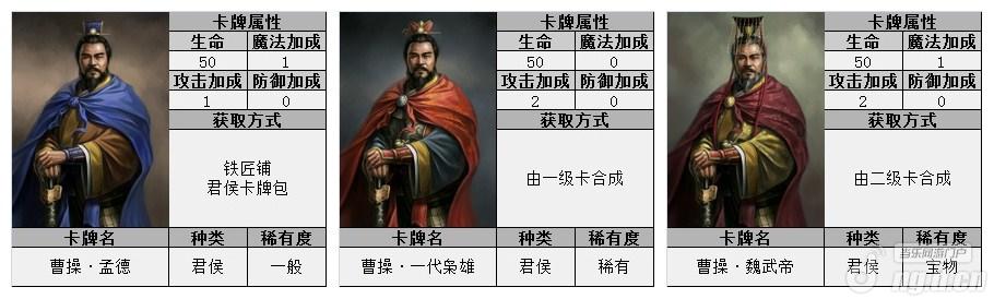 《群雄割据》君侯卡图鉴让你做好准备
