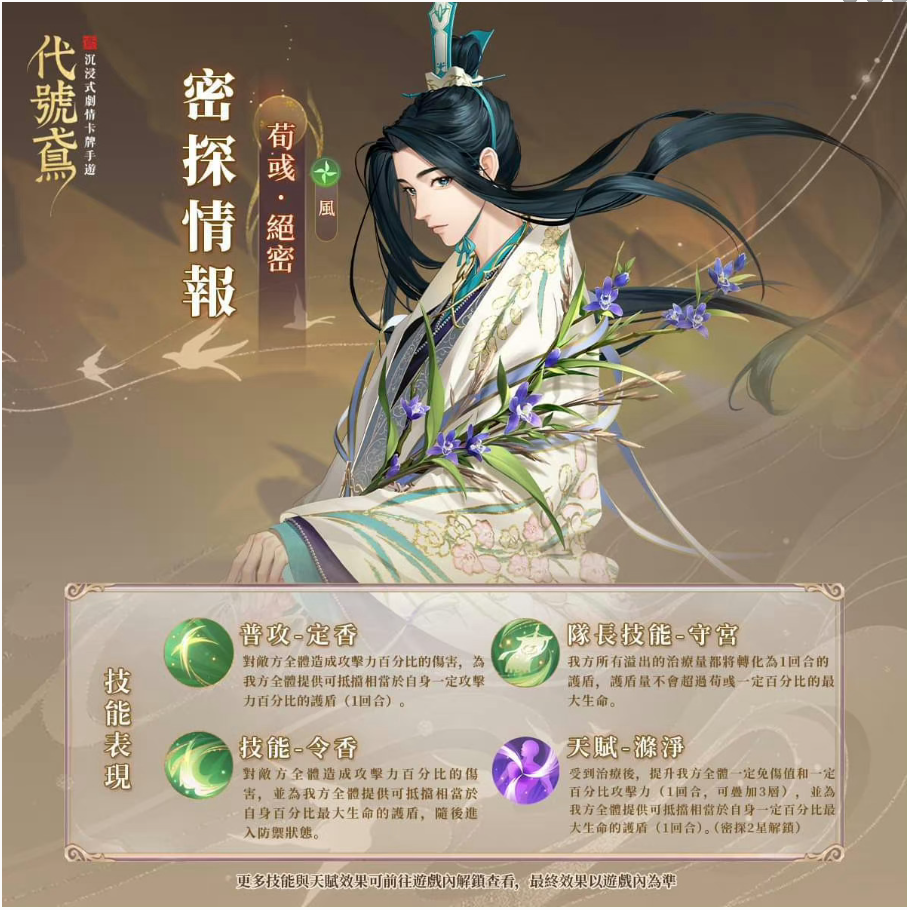 鸢荀彧角色立绘介绍：您想了解有关代号为鸢荀彧的角色立绘的更多信息吗？
