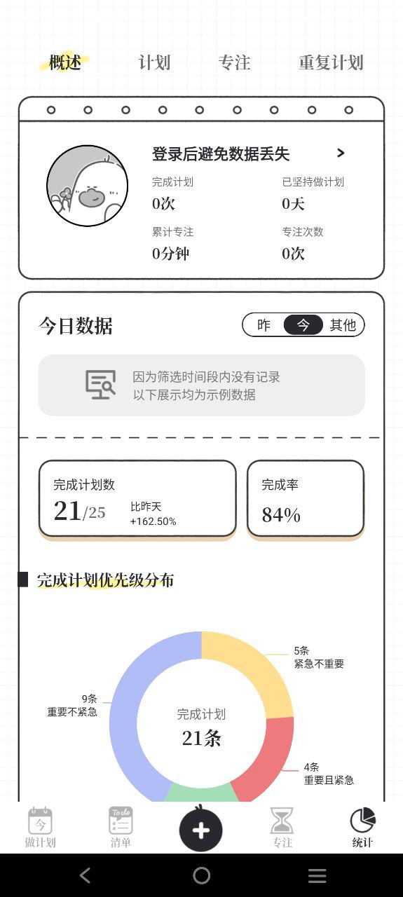 我要做计划
