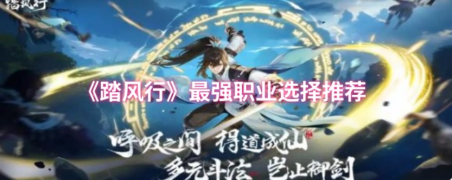 《踏风行》职业选择最佳指南