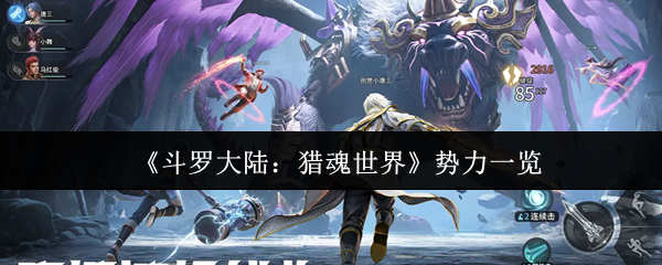 《斗罗大陆：猎魂世界》势力全景解析