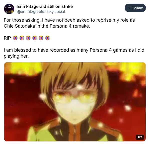 《P4》重制版仍然悬而未决？里中千枝英配音员表示未收到联系