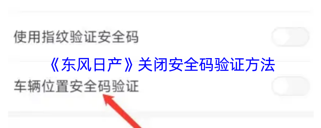 《东风出行》如何取消安全码验证的步骤指南