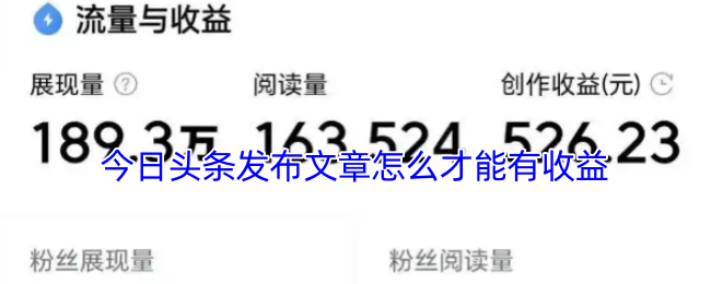 如何在今日头条发布文章以获得收益